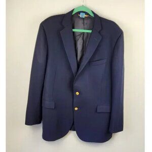 Brooks Brothers Navy Regent 1818 Wool Vitale Barberis Canonico Blazer 46R